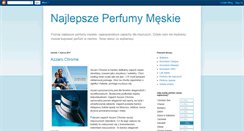 Desktop Screenshot of perfumy-meskie.blogspot.com