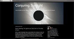 Desktop Screenshot of conjuringsunlight.blogspot.com