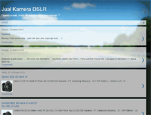 Tablet Screenshot of jualkameradslr.blogspot.com