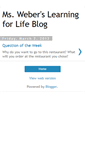 Mobile Screenshot of cmslearningforlife.blogspot.com