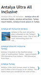 Mobile Screenshot of antalyaultraallinclusive.blogspot.com