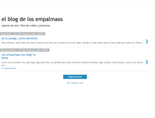 Tablet Screenshot of elblogdelosempalmaos.blogspot.com