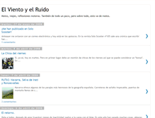 Tablet Screenshot of elvientoyelruido.blogspot.com