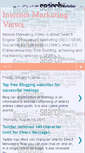 Mobile Screenshot of internet-marketing-views.blogspot.com