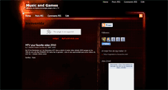 Desktop Screenshot of musicandgamesvd.blogspot.com