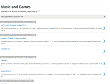 Tablet Screenshot of musicandgamesvd.blogspot.com