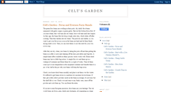 Desktop Screenshot of celtsgarden.blogspot.com