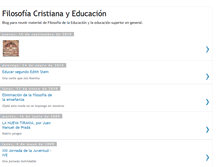Tablet Screenshot of filosofiacristiana.blogspot.com
