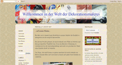 Desktop Screenshot of der-dekorationsmaler.blogspot.com