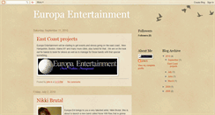 Desktop Screenshot of europa-entertainment.blogspot.com