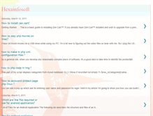 Tablet Screenshot of hexainfosoft.blogspot.com
