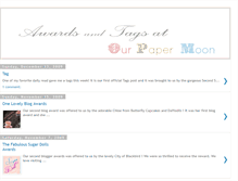 Tablet Screenshot of ourpapermoon2.blogspot.com