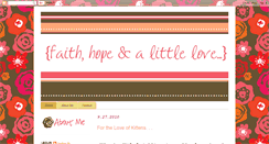 Desktop Screenshot of faithhopeandalittlelove.blogspot.com