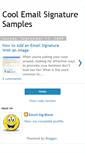 Mobile Screenshot of email-signature-images.blogspot.com