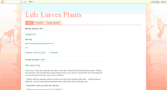 Desktop Screenshot of lelelurvesplants.blogspot.com