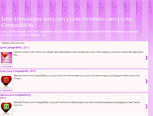 Tablet Screenshot of lovehoroscopes2013.blogspot.com