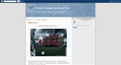 Desktop Screenshot of futboleuropeogratis.blogspot.com