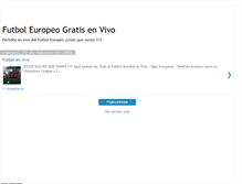 Tablet Screenshot of futboleuropeogratis.blogspot.com