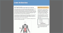 Desktop Screenshot of lowerabexercises.blogspot.com