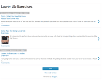 Tablet Screenshot of lowerabexercises.blogspot.com