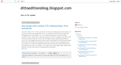 Desktop Screenshot of dittoeditionsblog.blogspot.com