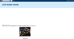 Desktop Screenshot of live-rugby-free-online.blogspot.com
