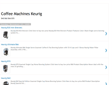 Tablet Screenshot of keurig-b40.blogspot.com