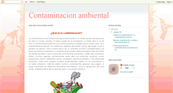Desktop Screenshot of contaminacion101.blogspot.com