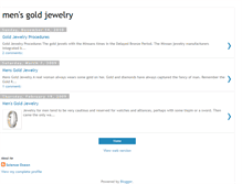 Tablet Screenshot of mens-gold-jewelry-centre.blogspot.com