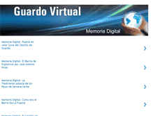 Tablet Screenshot of memoriadigitalguardense.blogspot.com