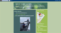 Desktop Screenshot of panelsolaralicante.blogspot.com