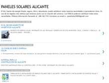 Tablet Screenshot of panelsolaralicante.blogspot.com