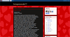 Desktop Screenshot of loirapensando.blogspot.com