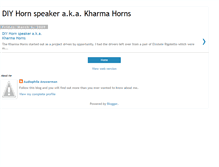 Tablet Screenshot of kharmahorns.blogspot.com
