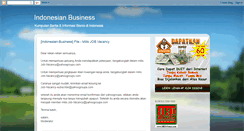 Desktop Screenshot of blog-indonesian-business.blogspot.com