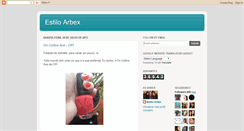 Desktop Screenshot of estiloarbex.blogspot.com