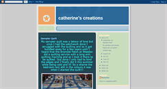 Desktop Screenshot of catherinescreations.blogspot.com