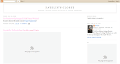 Desktop Screenshot of katelinscloset.blogspot.com