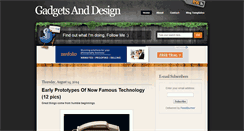 Desktop Screenshot of gadgetsdesign.blogspot.com