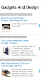 Mobile Screenshot of gadgetsdesign.blogspot.com