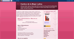 Desktop Screenshot of canticodelamujerlatina.blogspot.com