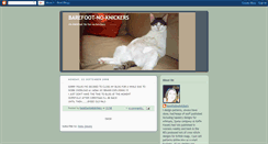 Desktop Screenshot of barefootnoknickers.blogspot.com