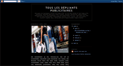 Desktop Screenshot of depliantpublicitaire.blogspot.com