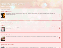 Tablet Screenshot of koreangirlband.blogspot.com