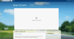 Desktop Screenshot of downtoearth2001.blogspot.com
