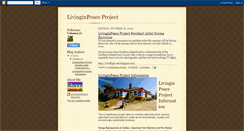 Desktop Screenshot of livinginpeaceproject.blogspot.com