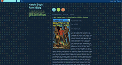 Desktop Screenshot of hardyboysfans.blogspot.com