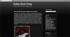 Desktop Screenshot of hobbygonecrazy.blogspot.com