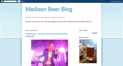 Desktop Screenshot of madisonbeerblog.blogspot.com