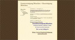 Desktop Screenshot of fensterreinigung-muenchen.blogspot.com